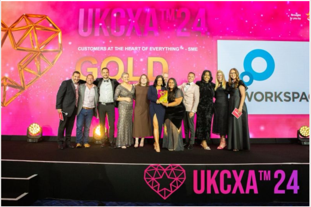 Workspace win a UKCXA Award